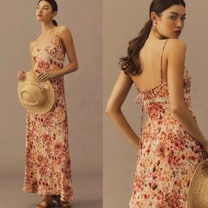 NWT Favorite Daughter The Blackberry Dress (Size: S) Color: Pink Yellow Multi)